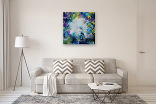 Midnight Garden ll by DL Watson |  In Room View of Artwork 
