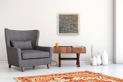 Original art for sale at UGallery.com | Lyrical Geometry by Terri Bell | $800 | acrylic painting | 20' h x 20' w | thumbnail 5