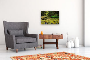 Promised Land Water Lilies by Onelio Marrero |  In Room View of Artwork 