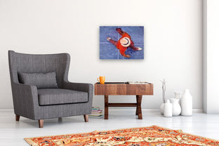 Hat and Red Jacket on Hollywood Boulevard by Warren Keating |  In Room View of Artwork 