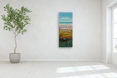 Original art for sale at UGallery.com | Complete Beach by George Peebles | $5,600 | oil painting | 60' h x 24' w | thumbnail 5