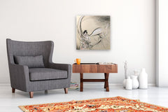 Original art for sale at UGallery.com | Tangled Wings by Sumner Crenshaw | $725 | oil painting | 24' h x 24' w | thumbnail 5