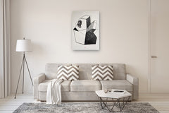 Original art for sale at UGallery.com | It’s Good That You’re Here I by Natalia Pawlus | $1,200 | printmaking | 40' h x 28' w | thumbnail 5