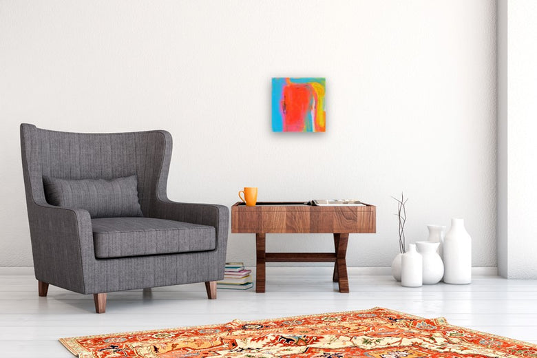 Landscape Abstraction with Blue Waters by Patrick O