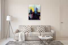 Original art for sale at UGallery.com | Letting Go by Gena Brodie Robbins | $3,225 | acrylic painting | 40' h x 30' w | thumbnail 5