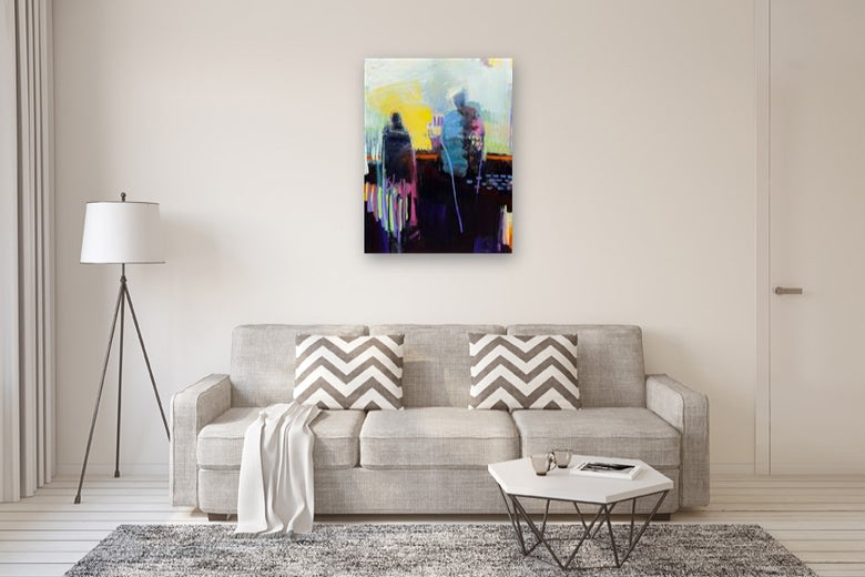 Letting Go by Gena Brodie Robbins |  In Room View of Artwork 