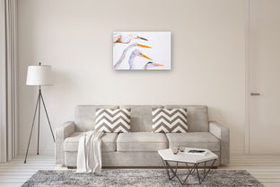 Can Egrets Forget? by Emil Morhardt |  In Room View of Artwork 