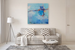 Original art for sale at UGallery.com | Reconstruction by Dorothy Gaziano | $2,900 | acrylic painting | 48' h x 48' w | thumbnail 5