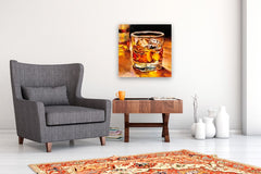 Original art for sale at UGallery.com | Glass Half Full by Nava Lundy | $1,650 | acrylic painting | 24' h x 24' w | thumbnail 5