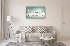 Original art for sale at UGallery.com | Eleven More at 11:11 by Sally Adams | $3,800 | acrylic painting | 30' h x 48' w | thumbnail 5