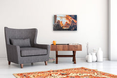 Original art for sale at UGallery.com | Late in the Game by Keith Thomson | $2,700 | oil painting | 16' h x 24' w | thumbnail 5