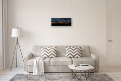 Original art for sale at UGallery.com | Edge of Night by Vic Roschkov | $775 | watercolor painting | 11.5' h x 28.75' w | thumbnail 5