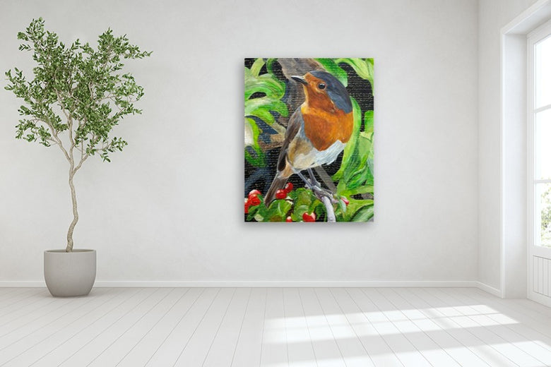 Bird Song by Maria Karla Watson |  In Room View of Artwork 