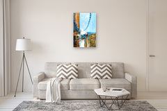 Original art for sale at UGallery.com | Let Go by Yamilet Sempe | $3,000 | mixed media artwork | 36' h x 24' w | thumbnail 5