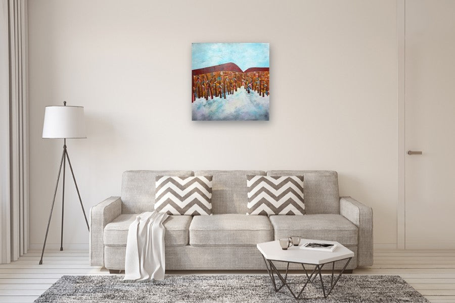 Winter by Diana Rosa |  In Room View of Artwork 