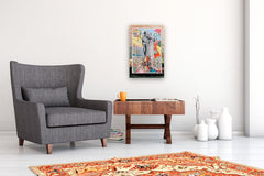 Original art for sale at UGallery.com | Paper Lantern by Hope Rambo | $1,500 | acrylic painting | 23.6' h x 15.75' w | thumbnail 5
