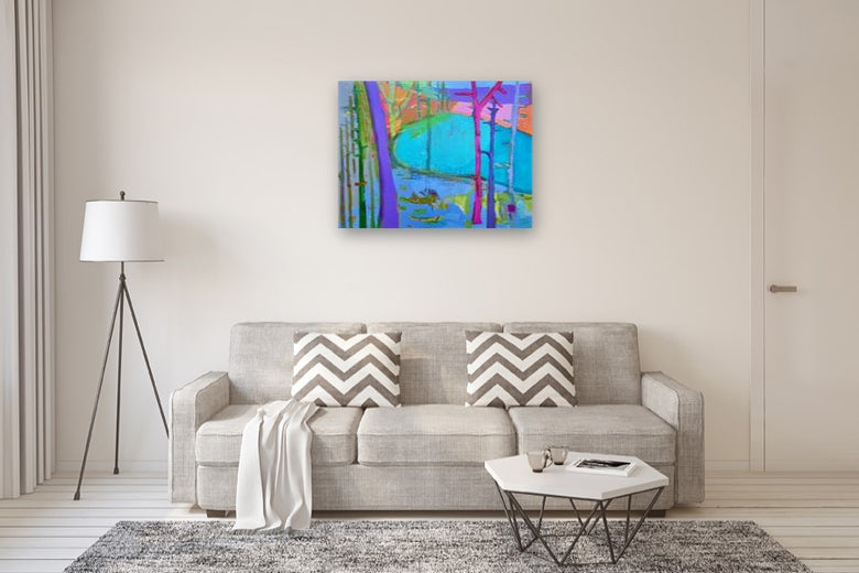 Wetlands by Peg Belcastro |  In Room View of Artwork 