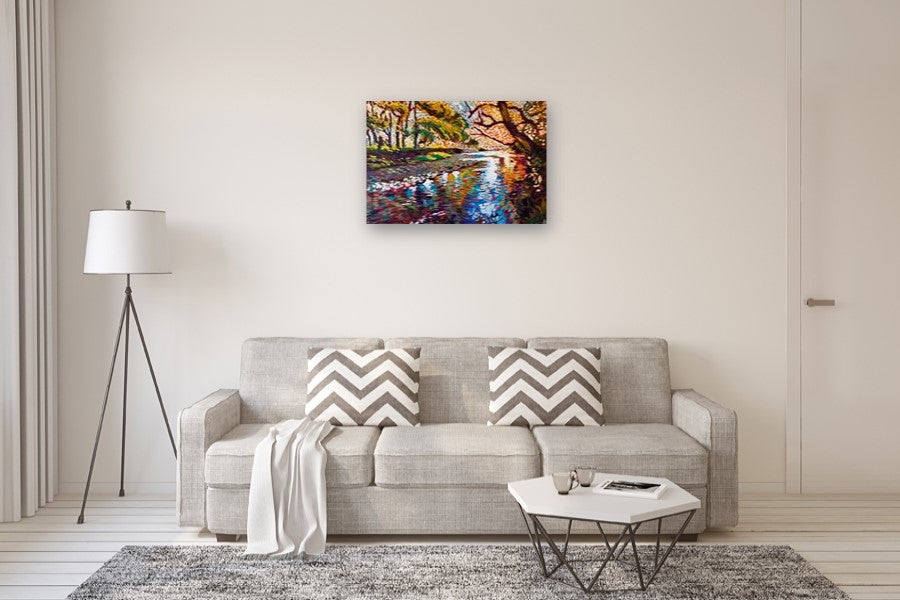 Lazy River by Robert Hofherr |  In Room View of Artwork 