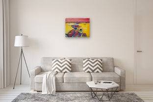 Fauvist Harbor by Robert Hofherr |  In Room View of Artwork 