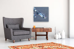 Original art for sale at UGallery.com | Diving Woodpeckers by Emil Morhardt | $1,550 | acrylic painting | 24' h x 24' w | thumbnail 5
