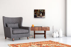 Original art for sale at UGallery.com | Parisian Waiter by Jonelle Summerfield | $650 | oil painting | 14' h x 18' w | thumbnail 5