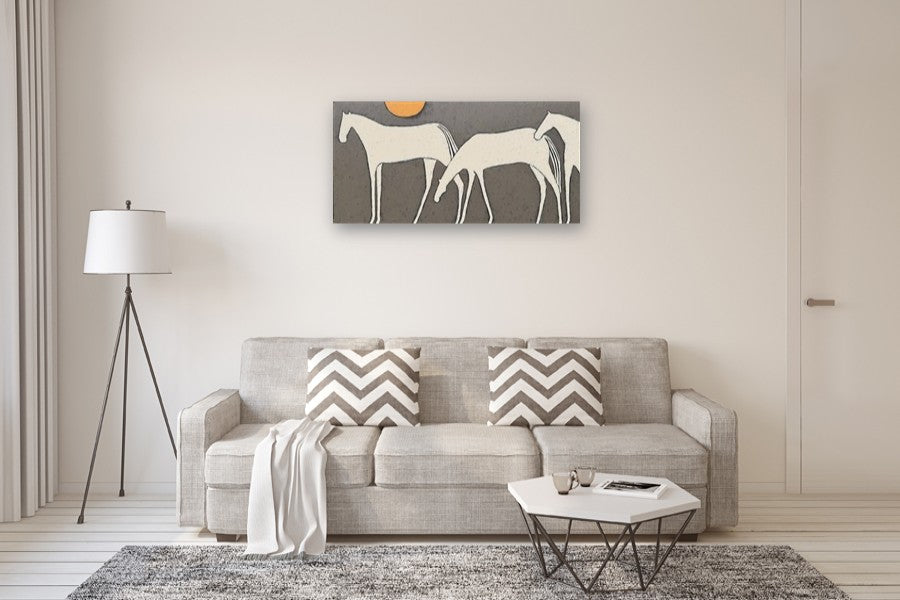 Sunset Herd by Jaime Ellsworth |  In Room View of Artwork 