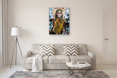 Original art for sale at UGallery.com | Crystal Clear by Scott Dykema | $3,375 | mixed media artwork | 40' h x 30' w | thumbnail 5