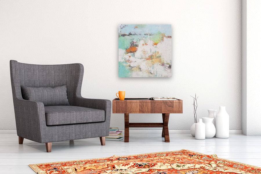 Cloud Cover on an Otherwise Sunny Day by Dorothy Gaziano |  In Room View of Artwork 