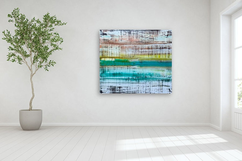 Glacial by Jason Astorquia |  In Room View of Artwork 