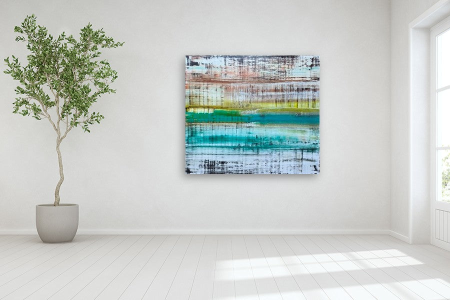 Glacial by Jason Astorquia |  In Room View of Artwork 