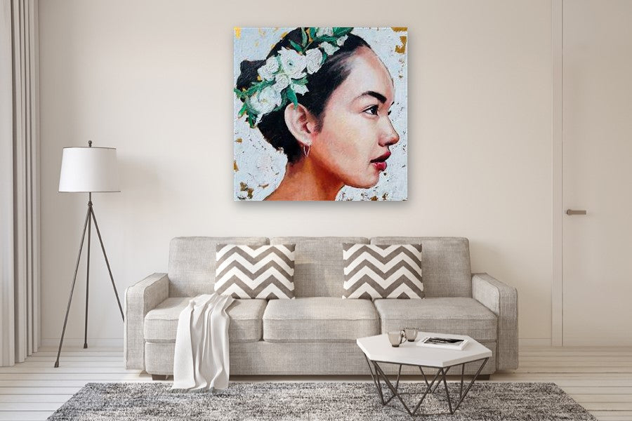 Here I Am by Nava Lundy |  In Room View of Artwork 