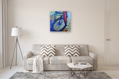 Original art for sale at UGallery.com | Long Shadows by Andres Lopez | $1,625 | oil painting | 30' h x 30' w | thumbnail 5