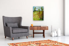 Original art for sale at UGallery.com | Won't You Come Out To Play by Judy Mackey | $625 | oil painting | 24' h x 18' w | thumbnail 5