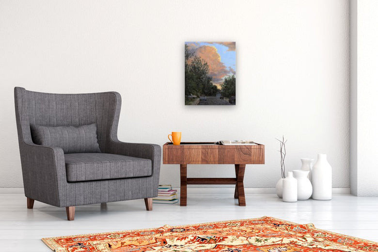 Ascension Evening by Hugh Masterson |  In Room View of Artwork 