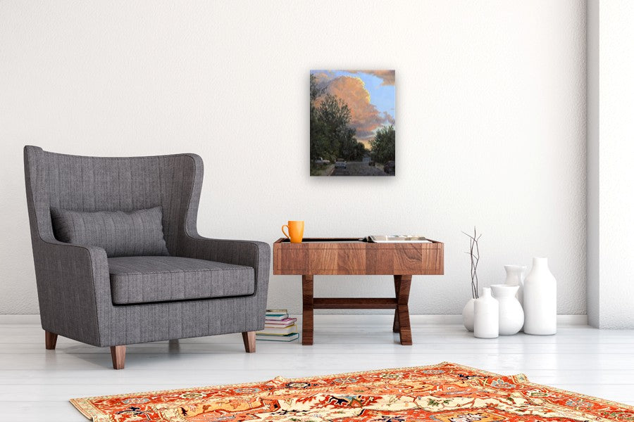 Ascension Evening by Hugh Masterson |  In Room View of Artwork 