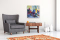 Original art for sale at UGallery.com | Composition with Shapes by Robert Hofherr | $1,250 | acrylic painting | 24' h x 24' w | thumbnail 5