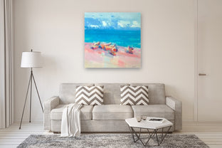 Fishing Rowboats by Vahe Yeremyan |  In Room View of Artwork 