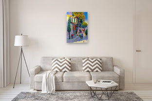 Street in Old Greek Town by Suren Nersisyan |  In Room View of Artwork 