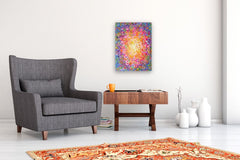 Original art for sale at UGallery.com | Cheerful by Natasha Tayles | $525 | acrylic painting | 24' h x 18' w | thumbnail 5