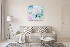 Original art for sale at UGallery.com | Emerge by Jennifer Hanson | $1,150 | acrylic painting | 36' h x 36' w | thumbnail 5