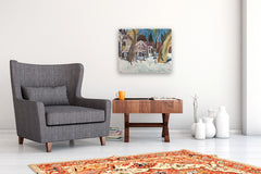 Original art for sale at UGallery.com | Old Gray by Robert Hofherr | $900 | acrylic painting | 20' h x 24' w | thumbnail 5
