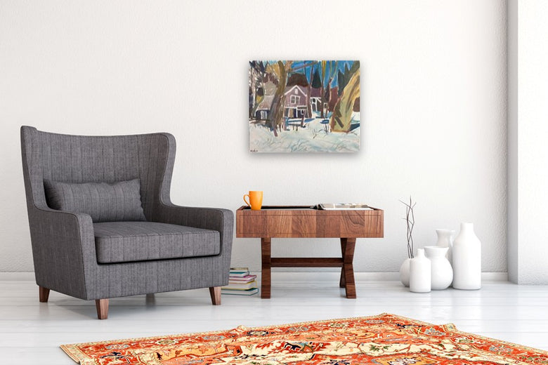 Old Gray by Robert Hofherr |  In Room View of Artwork 