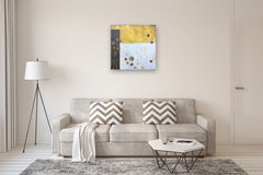 Original art for sale at UGallery.com | Shaping the Earth's Surface by Margriet Hogue | $1,450 | mixed media artwork | 30' h x 30' w | thumbnail 5