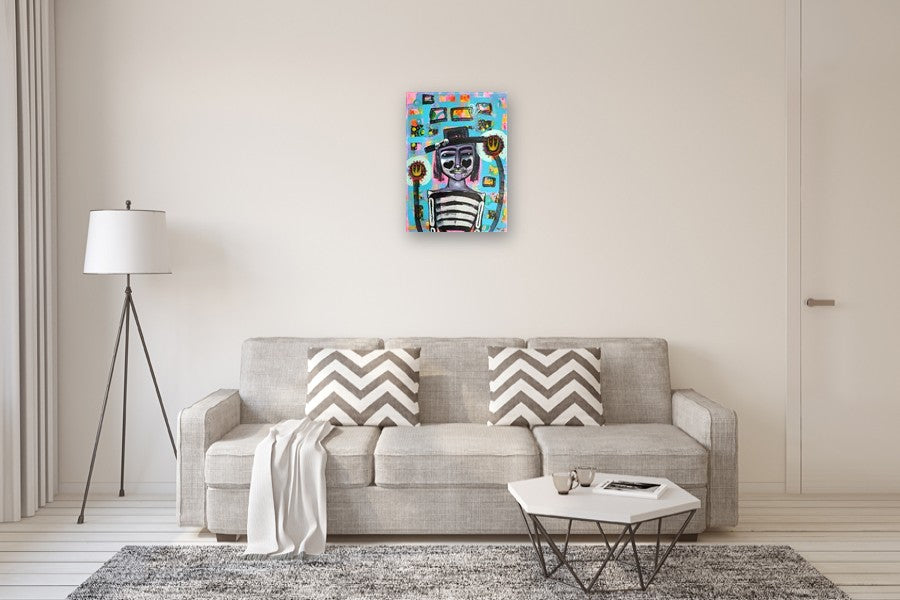 Godfather Death by Sara Rodighiero |  In Room View of Artwork 
