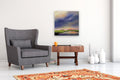 Original art for sale at UGallery.com | Purple Sky, Marsh Light by Nancy Hughes Miller | $640 | oil painting | 24' h x 24' w | thumbnail 5