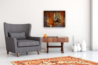 Scraping Slag by Onelio Marrero |  In Room View of Artwork 