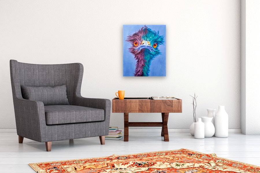Curious One by Viktoria Goudbeek |  In Room View of Artwork 