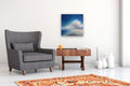 Original art for sale at UGallery.com | Quiet Beach Cloud by Nancy Hughes Miller | $850 | oil painting | 20' h x 20' w | thumbnail 5