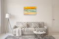 Original art for sale at UGallery.com | Seascape of Shadow and Light by Alicia Dunn | $950 | acrylic painting | 24' h x 36' w | thumbnail 5