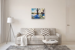 Original art for sale at UGallery.com | Melting Snow by Robert Hofherr | $1,025 | acrylic painting | 24' h x 30' w | thumbnail 5